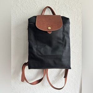 Longchamp Le Pliage Backpack in Black